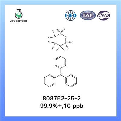 Triphenyl Sulfonium 4,4,5,5,6,6-hexafluorodihydro-4H-1,3,2-dithiazine 1,1,3,3-tetraoxide CAS NO 808752-25-2
