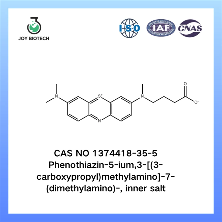 Ffenothiasin-5-ium,3-[(3-carboxypropyl)methylamino]-7-(dimethylamino)-, Halen Mewnol CAS NO 1374418-35-5